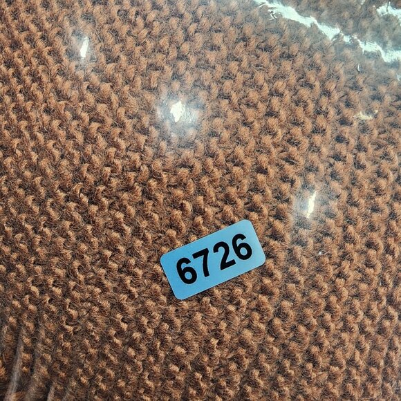 Womens Rust Orange Open Front Cardigan Sweater Loose knit Sleeves Size 18/20W - Picture 11 of 11